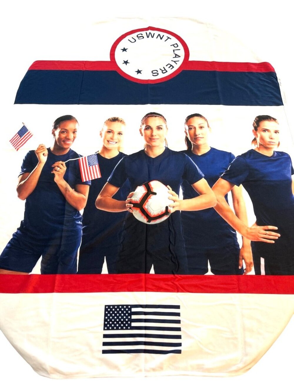 Soccer World Cup Olympic Team United States Womens USWNT Throw Blanket FIFA - Picture 4 of 10